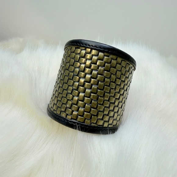 Jewelry - Woven Wide Band Cuff‎ Bracelet